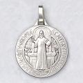  St. Benedict Medal (Nickel Silver) 