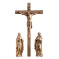  Crucifixion Group - Bronze Metal, 72"H 