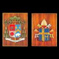  Heraldry Coat of Arms & Shields for Cardinals & Popes in Wood (Custom) 