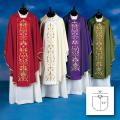  Embroidered Chasuble/Dalmatic in Linea Style Fabric 