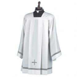  Adult/Clergy Surplice in Mixed Cotton 
