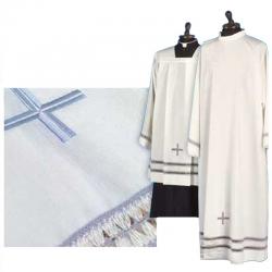  Adult/Clergy Alb in Pianoforte Fabric 