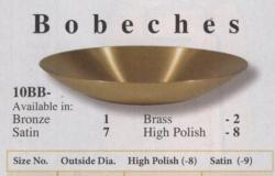  High Polish Brass Bobeche - 8\" 