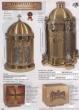  High Polish Finish Bronze "Sanctus & IHS" Tabernacle With Dome - 39" Ht 