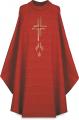  Red Gothic Chasuble - Pascal Fabric 