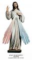  Jesus of Divine Mercy Statue in Fiberglass, 36" - 60"H 