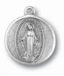  OXIDIZED MIRACULOUS MEDAL (25 PC) 