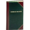  Standard Edition Marriage Church Register/Record Book (1000 entry) 
