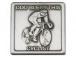  God Bless This Cyclist Visor Clip 