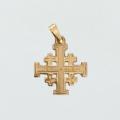  10k Gold Small Jerusalem Cross 