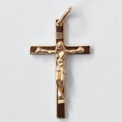  10k Gold Large Plain Flat Crucifix 