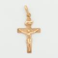  10k Gold Small Plain Flat Crucifix 