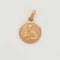  10k Gold Small Round Saint Paul Medal 