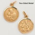  10k Gold Medium Round Communion and Confirmation Medal 
