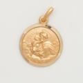  10k Gold Medium Round Saint Anthony Medal 