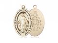  Miraculous Oval Neck Medal/Pendant Only 