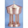  Baptismal Font | 36" x 32" | Bronze | Removable Lid With Cross 