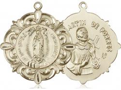  Our Lady of Guadalupe/Martin De Porres Neck Medal/Pendant Only 
