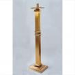  Processional Combination Finish Bronze Paschal Candlestick: 1120 Style - 48" Ht - 1 15/16" Socket 