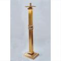  Fixed Combination Finish Bronze Paschal Candlestick: 1120 Style - 48" Ht - 1 15/16" Socket 