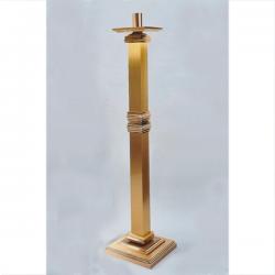  Fixed Combination Finish Bronze Paschal Candlestick: 1120 Style - 44\" Ht - 1 15/16\" Socket 