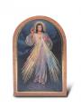  DIVINE MERCY SINGLE ARCHED STANDING PLAQUE (2 PC) 