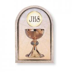  First Communion Single Arched Standing Plaque - 2.5 x 3.5 