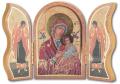  GOLD EMBOSSED OUR LADY OF PASSION TRIPTYCH 