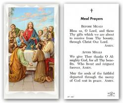  \"Meal Prayers\" Prayer/Holy Card (Paper/100) 