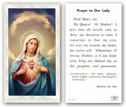  \"Prayer to Our Lady\" Prayer/Holy Card (Paper/100) 