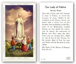  \"Our Lady of Fatima Novena Prayer\" Prayer/Holy Card  (Paper/100) 