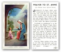  \"Prayer to St. Anne\" Prayer/Holy Card (Paper/100) 