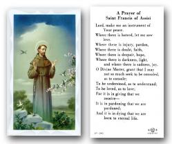  \"A Prayer of Saint Francis of Assisi\" Prayer/Holy Card (Paper/100) 