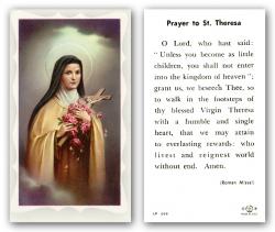  \"Prayer to St. Theresa\" Prayer/Holy Card (Paper/100) 