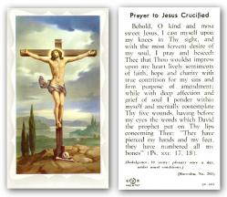  \"Prayer to Jesus Crucified\" Prayer/Holy Card (Paper/100) 