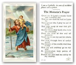  \"The Motorist\'s Prayer\" Prayer/Holy Card (Paper/100) 