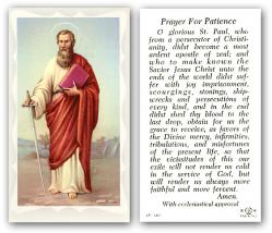 \"Prayer for Patience\" Prayer/Holy Card (Paper/100) 