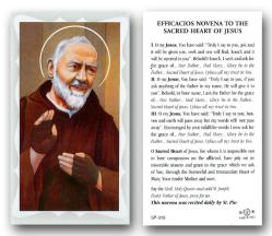  \"Efficacios Novena to the Sacred Heart\" Prayer/Holy Card (Paper/100) 