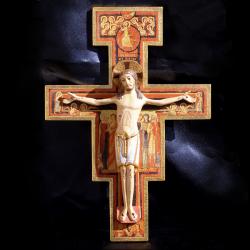  \"San Damiano\" Crucifix in Wood 