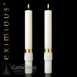  The \"Twelve Apostles\" Eximious Altar Side Candle 2 x 17- Pair 