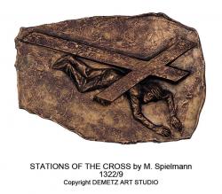 14 Stations/Way of the Cross In Fiberglass 