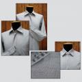  Grey Long Sleeve Shirts (Cotton) 