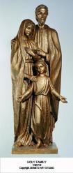  Holy Family Statue in Bronze Metal, 36\" - 72\"H 