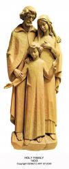  Holy Family Statue 3/4 Relief in Fiberglass, 24\" - 60\"H 