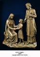  Holy Family Statue - Bronze Metal, 36"H 