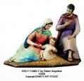  Holy Family Statue by Sister Angelica in Fiberglass 