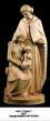  Holy Family Statue in Linden Wood, 24" - 48"H 