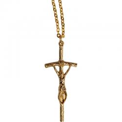  Crucifix with Chain-  2\" Ht 