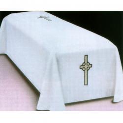  \"Celtic Cross\" Motif Resurrection Polyester Funeral Set #12 (4 pc) 
