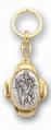  ST. CHRISTOPHER KEY CHAIN GOLD (3 PC) 